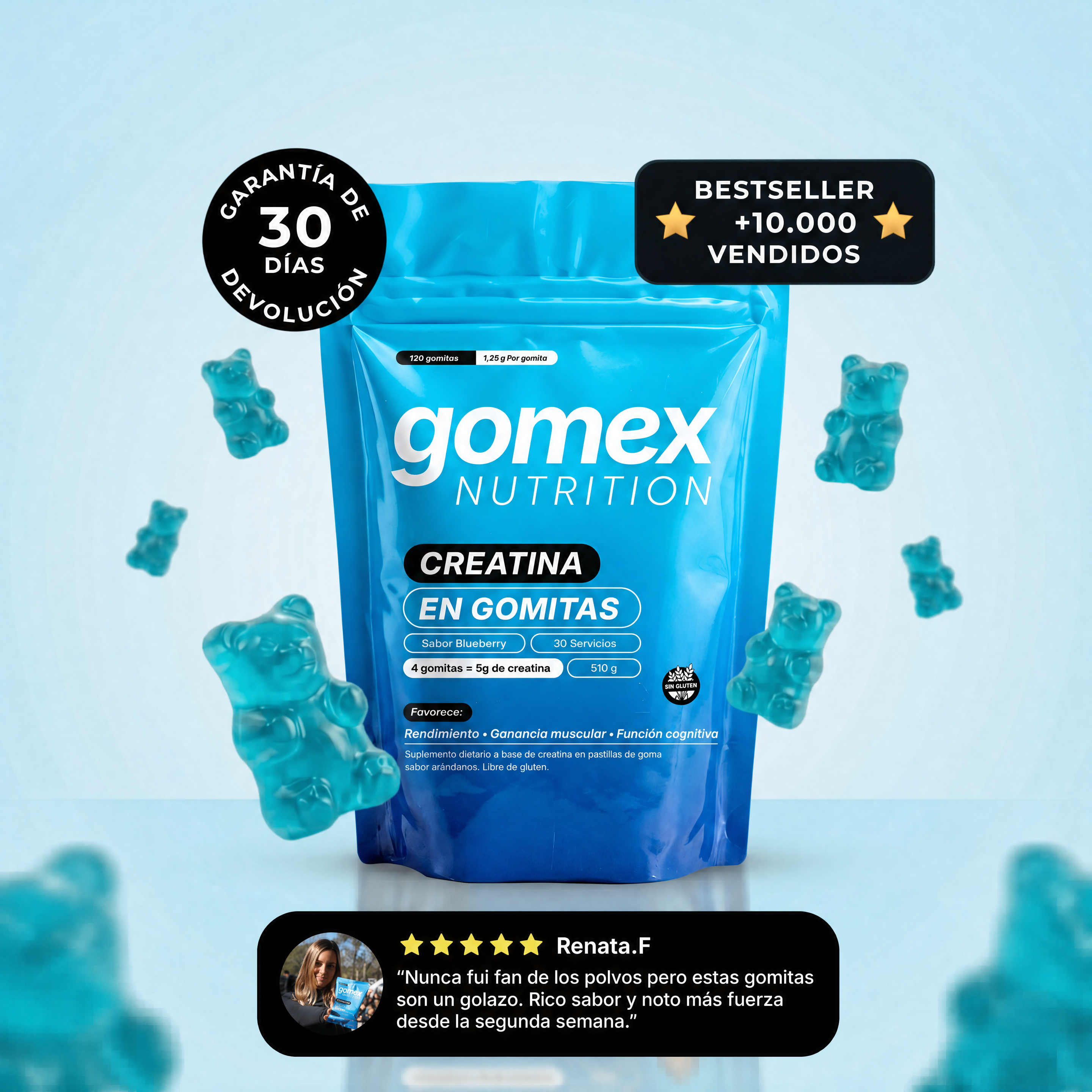 Gomitas Creatina | Potencia tu Rendimiento y Mayor Salud